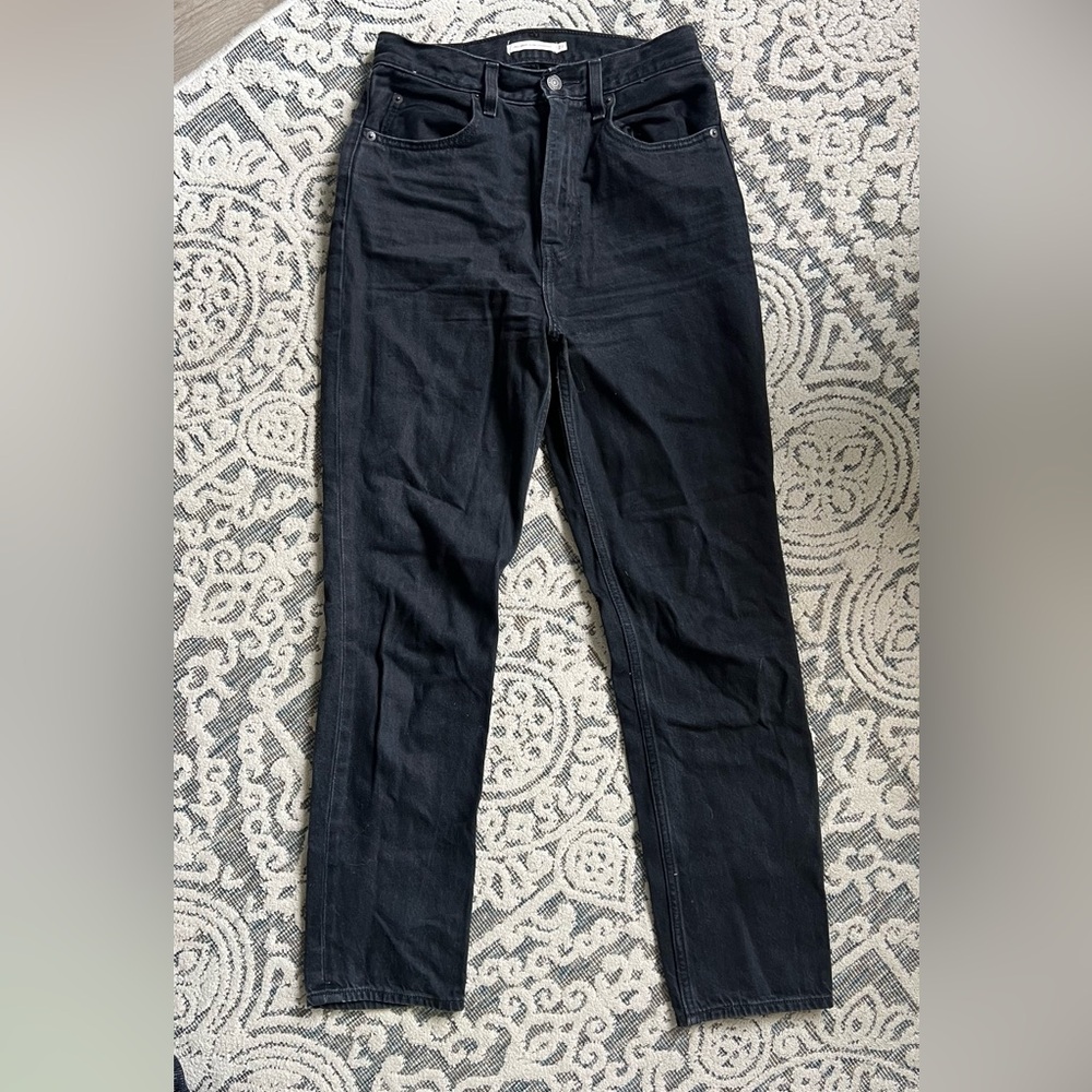 Levi’s Black High Slim Straight Jeans size 27